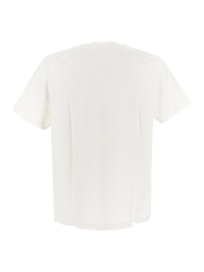 Shop Apc Logo T-shirt In White