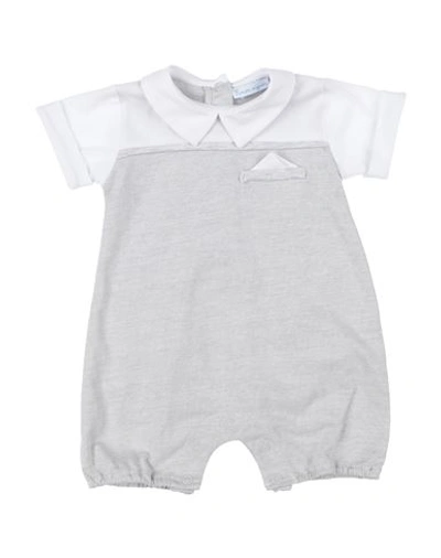 Shop Simon Mignon Newborn Boy Baby Jumpsuits & Overalls Light Grey Size 1 Cotton, Elastane