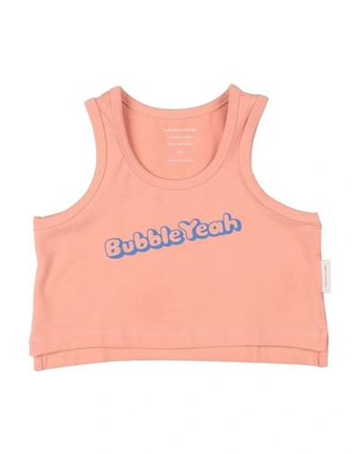Tinycottons Toddler Girl Top Blush Size 6 Pima Cotton, Elastane In Pink