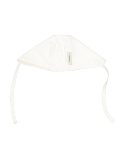 Shop Tinycottons Newborn Hat Ivory Size 0 Organic Cotton, Elastane In White