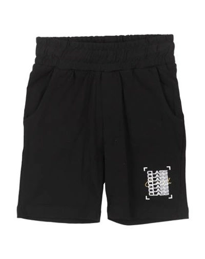 Cavalli Class Junior Toddler Boy Shorts & Bermuda Shorts Black Size 6 Cotton, Elastane In Black