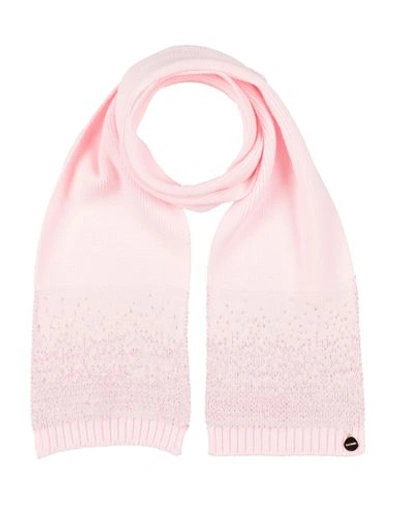 Shop Fracomina Mini Newborn Girl Scarf Pink Size - Wool, Acrylic