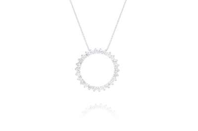 Diana M. Fine Jewelry 14k 1.30 Ct. Tw. Diamond Pendant Necklace In White