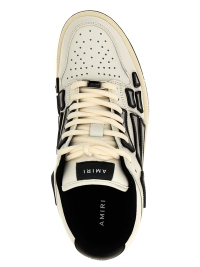 Shop Amiri Chunky Skel Sneakers White/black