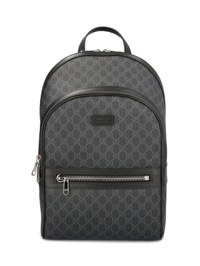 Shop Gucci Gg Backpack In Black