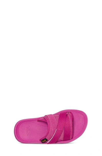 Teva Kids' Hurricane Verge Slide Sandal In Rose Violet