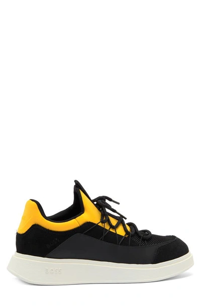 Hugo Boss Bulton Running Shoe In Open Yellow