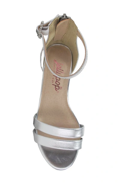 Shop Jellypop Kids' Rowen Ankle Strap Sandal In Silver