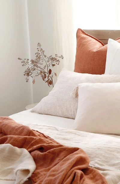 Pom Pom At Home Montauk Throw Blanket In Terra Cotta