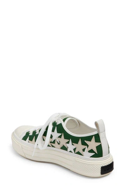Shop Amiri Stars Low Top Sneaker In Green
