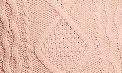 Shop Guess Chiba Cable Sweater Camisole In Pink