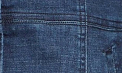 Guess Clash Marching Denim Jacket In Blue
