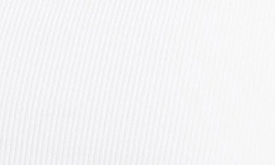 Shop Nike Ribbed Longline Sports Bra In White/ White