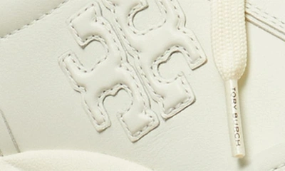 Shop Tory Burch Good Luck Sneaker In New Ivory/new Ivory/new Ivory
