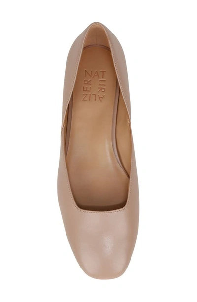 Shop Naturalizer Cody Skimmer Flat In Opal Leather