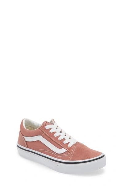 Shop Vans Kids' Old Skool Sneaker In Color Theory Withered Rose