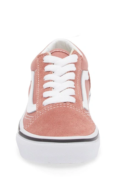 Shop Vans Kids' Old Skool Sneaker In Color Theory Withered Rose