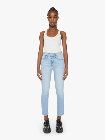 Shop Mother The Mid Rise Dazzler Ankle Limited Edition Jeans In Blue - Size 31