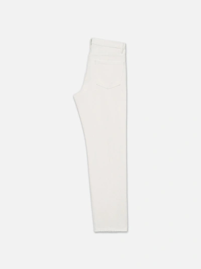 Frame The Straight Leg Jeans In Off White