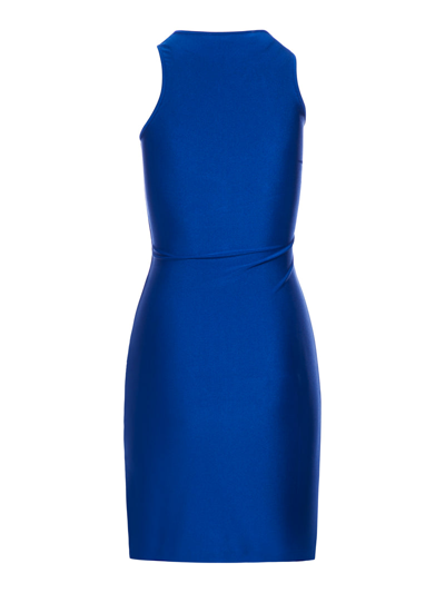 Shop Coperni Women Single Emoji Dress In Blue