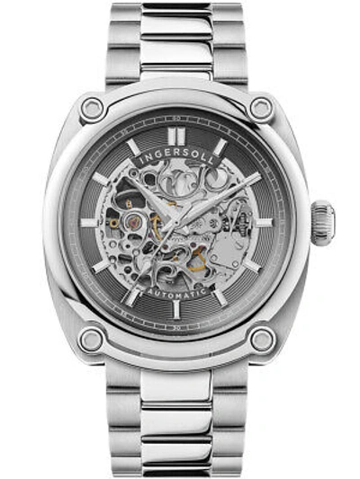 Pre-owned Ingersoll I13304 The Michigan Automatic Mens Watch 45mm 5atm
