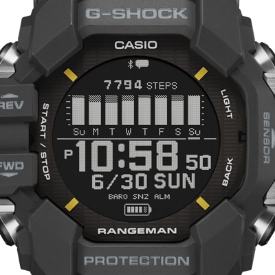 Pre-owned Casio Pre-order  G-shock Master Of - Land Rangeman Solar Radio Gpr-h1000-1jr