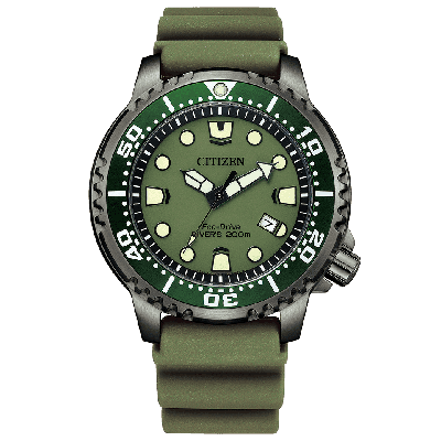 Pre-owned Citizen Collection, Marine Watch, Bn0157-11x, Urethane Beautiful Tablet Type