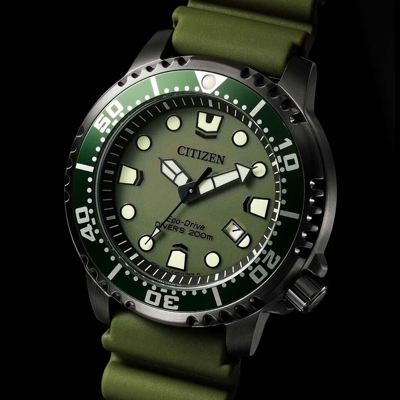 Pre-owned Citizen Collection, Marine Watch, Bn0157-11x, Urethane Beautiful Tablet Type