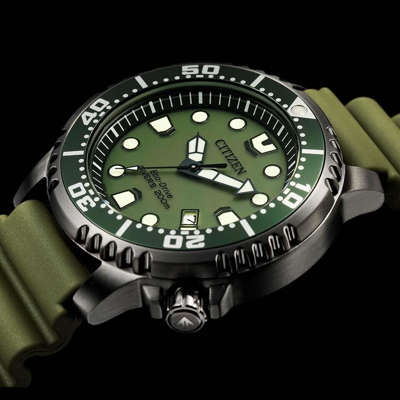 Pre-owned Citizen Collection, Marine Watch, Bn0157-11x, Urethane Beautiful Tablet Type