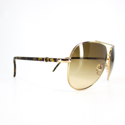 Pre-owned Robert Marc Sunglasses Rm 776-362 Gold Tortoise Round Frames With Brown Lenses
