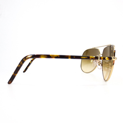 Pre-owned Robert Marc Sunglasses Rm 776-362 Gold Tortoise Round Frames With Brown Lenses