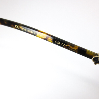 Pre-owned Robert Marc Sunglasses Rm 776-362 Gold Tortoise Round Frames With Brown Lenses