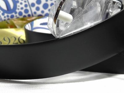 Pre-owned Ferragamo Salvatore  Black Multi Reversible Foliage Print Leather Belt Sz 100/39' In Black/white And Blue