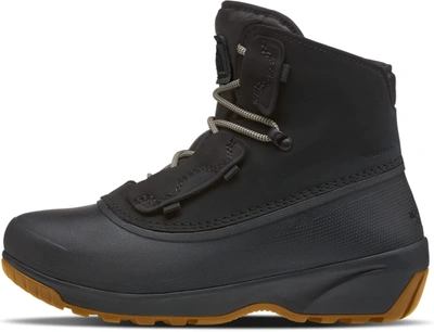 Pre-owned The North Face Women's Shellista Iv Shorty Insulated Waterproof Boot In Tnf Black/tnf Black