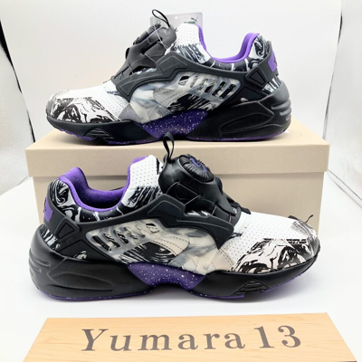 Pre-owned Puma Atmos  Disc Blaze Suminagashi Purple Black 394416-01 Men's Size
