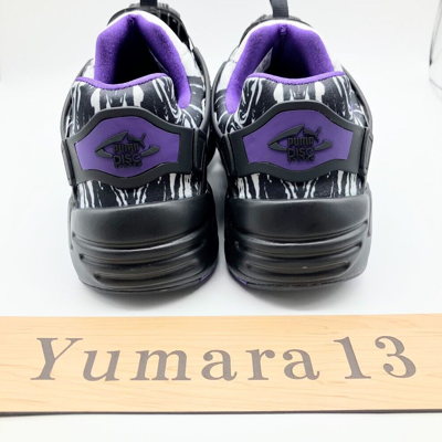 Pre-owned Puma Atmos  Disc Blaze Suminagashi Purple Black 394416-01 Men's Size