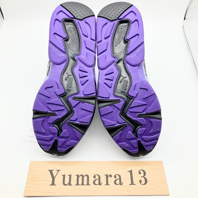 Pre-owned Puma Atmos  Disc Blaze Suminagashi Purple Black 394416-01 Men's Size