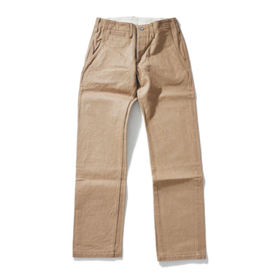 Pre-owned Samurai Jeans Sj42cp Heavy Selvedge Chino Pants Sulphur Dyeing One-washed 28-38 In Beige