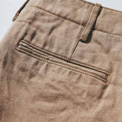 Pre-owned Samurai Jeans Sj42cp Heavy Selvedge Chino Pants Sulphur Dyeing One-washed 28-38 In Beige