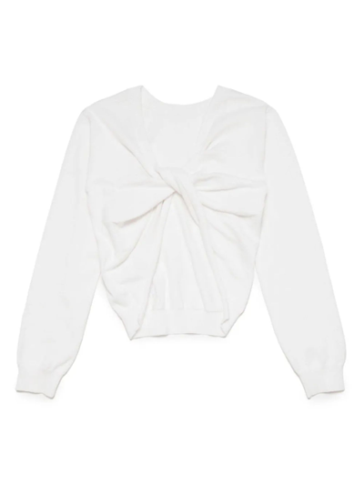 Shop N°21 White Cotton Top In Bianco