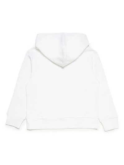 Shop N°21 White Cotton Hoodie In Bianco