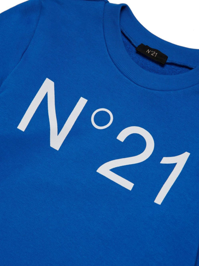 Shop N°21 Royal Blue Cotton Sweatshirt