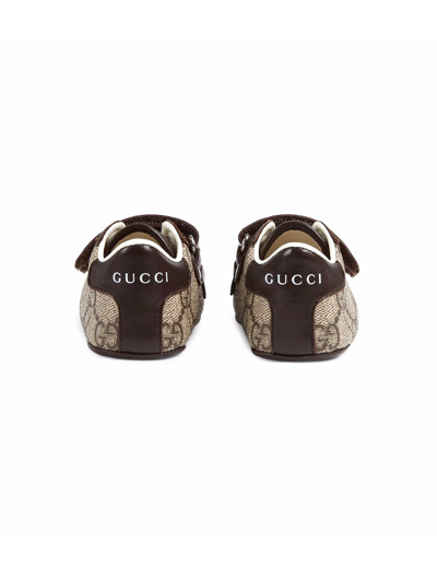 Shop Gucci Baby  Ace Sneaker In Beige