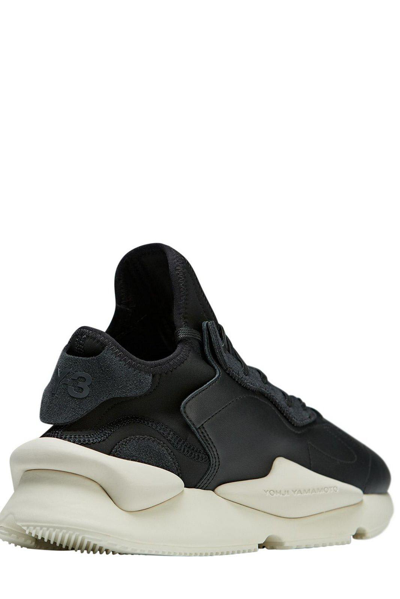 Shop Y-3 Panelled Lace-up Sneakers Sneakers In Black