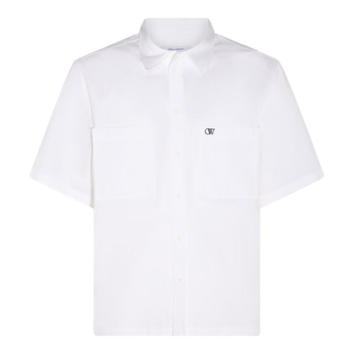 Shop Brunello Cucinelli Logo-embroidered Crewneck T-shirt In Off-white