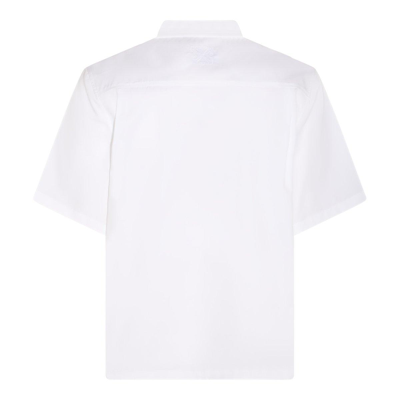 Shop Brunello Cucinelli Logo-embroidered Crewneck T-shirt In Off-white