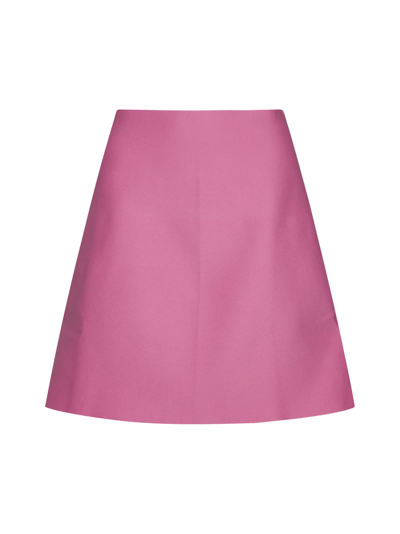Shop Jil Sander Skirt In Rosa