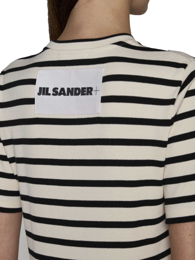 Shop Jil Sander T-shirt In Bluejay