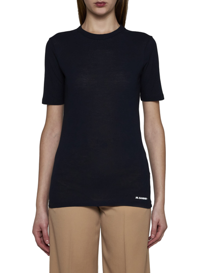 Shop Jil Sander T-shirt In Midnight