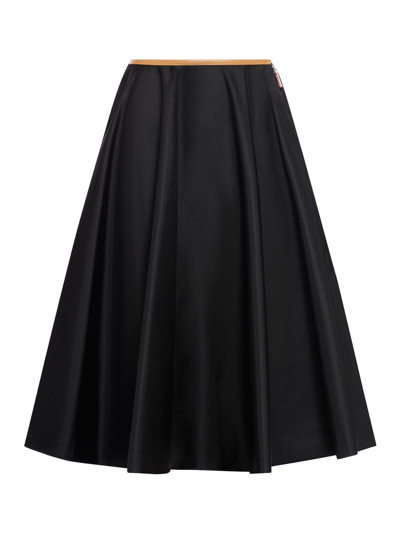 Shop Prada Women Skirt Re-nylon In Black